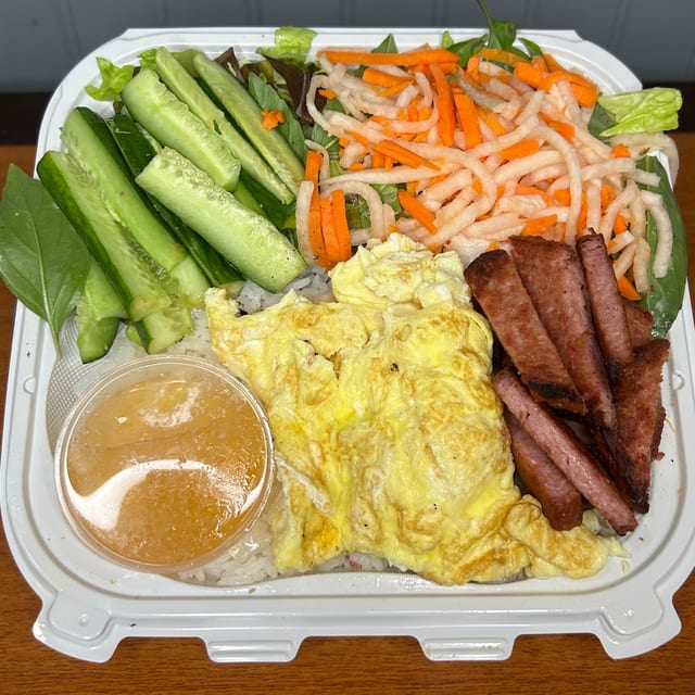 Spam & Egg Rice Bowl.