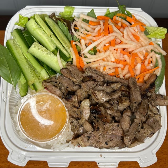 Grilled Pork Rice Bowl.