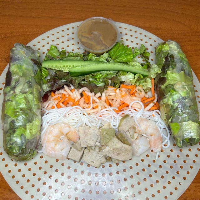 Shrimp and Pork Spring Roll.