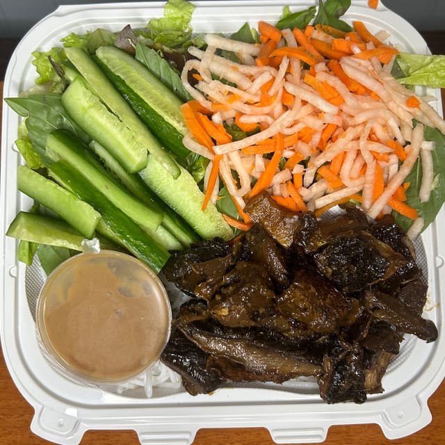 Portobello Mushrooms Vermicelli.