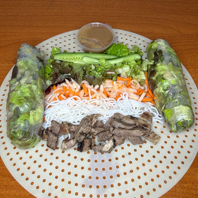 Grilled Pork Spring Roll.