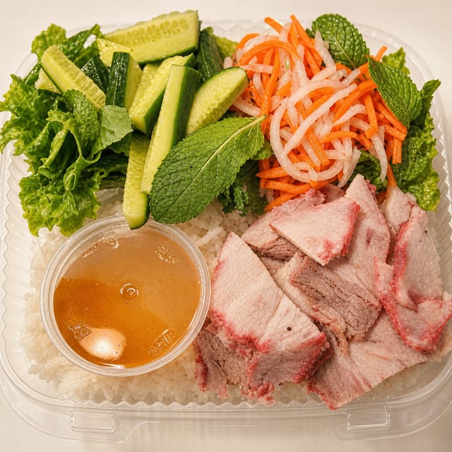 Pork Belly Rice Bowl.