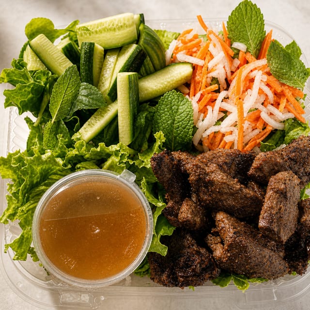 Portobello Mushroom Salad Bowl.
