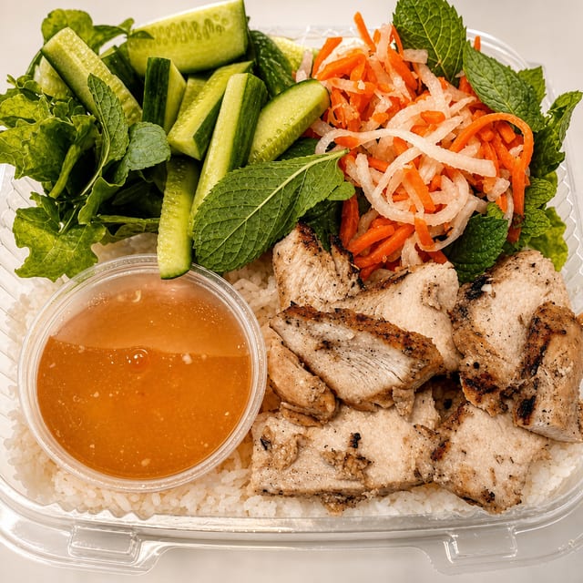Grilled Chicken Rice Bowl.
