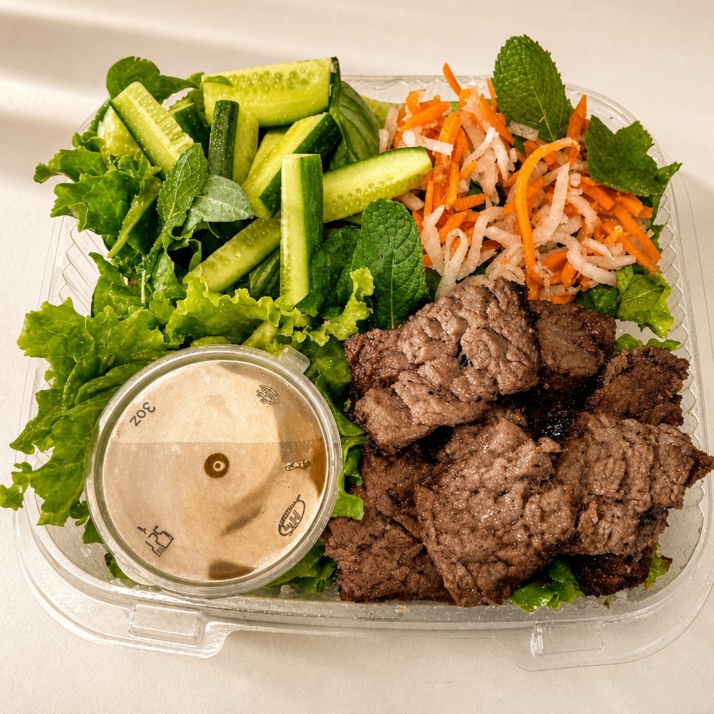 Grilled Beef Salad Bowl.