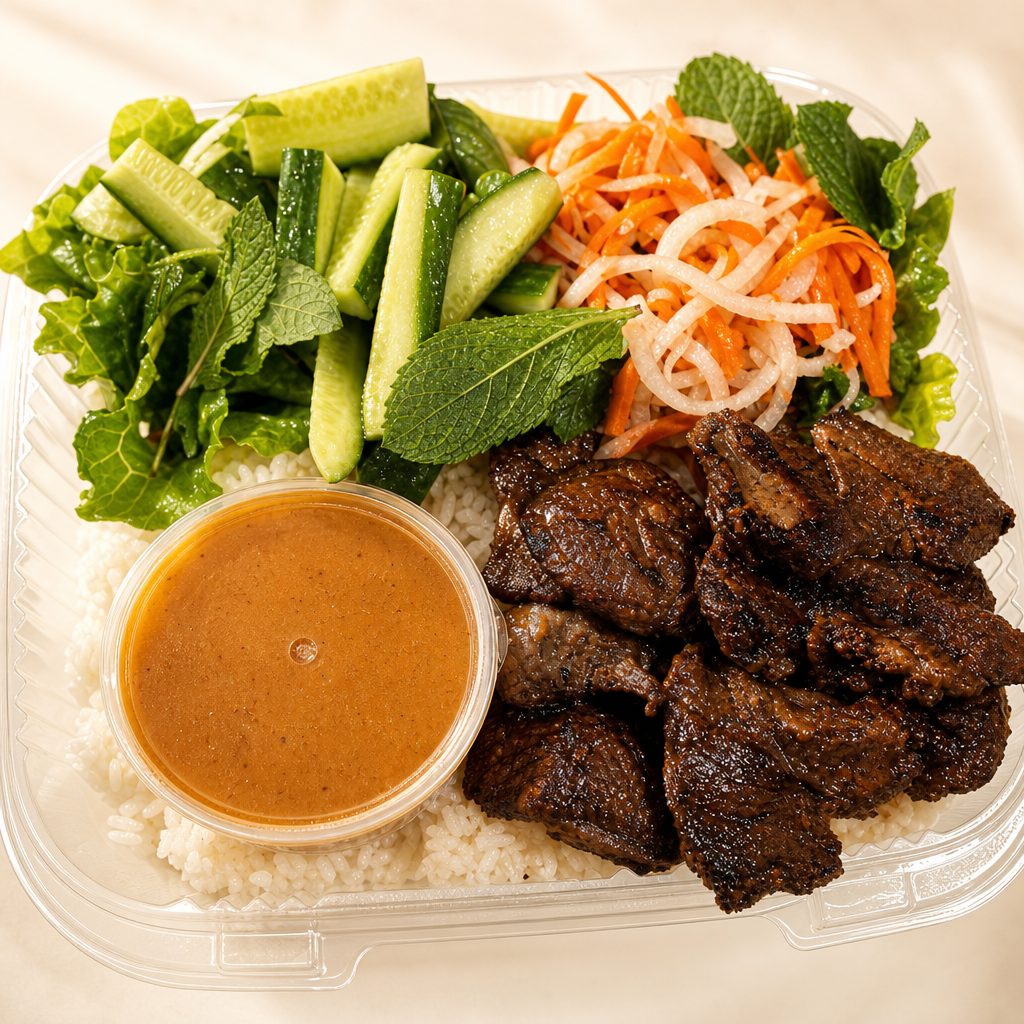 Portobello Mushroom Rice Bowl.